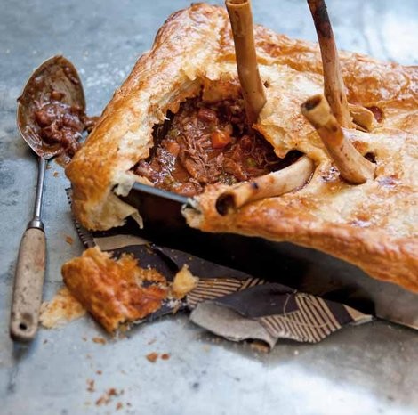 Lamb shank pie