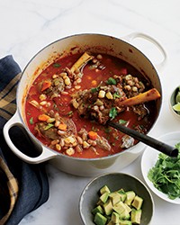 Lamb shank posole