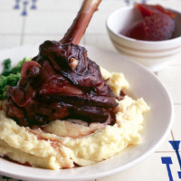 Lamb shanks Eben's way