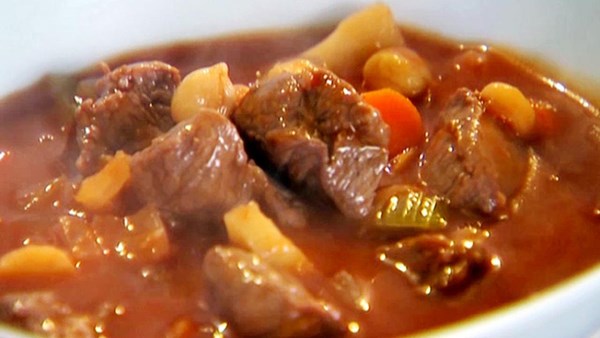Lamb stew with orange