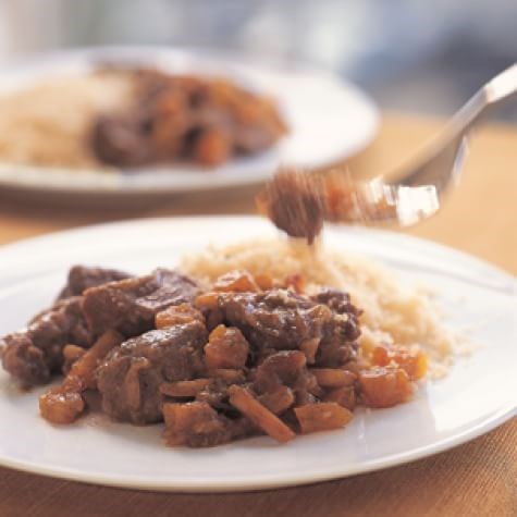 Lamb tagine with apricots & almonds