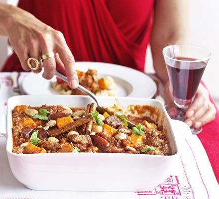 Lamb tagine with sweet potato & dates