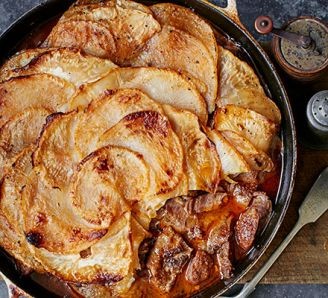 Lamb, turnip & celeriac hotpot 