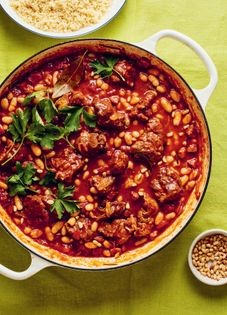 Lamb, white bean and chorizo stew