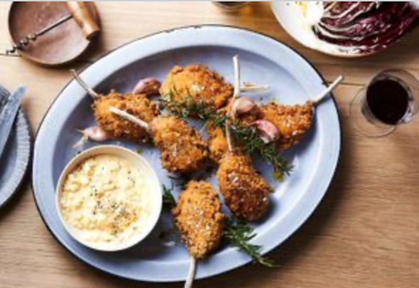 Lamb with cheese and eggs (Agnello cacio e ova)