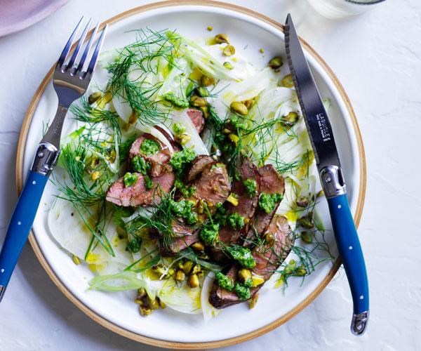 Lamb with fennel, green chilli and preserved lemon