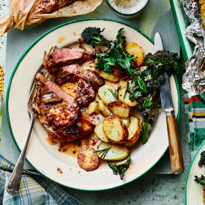 Lamb with olive, sun-dried tomato & chilli butter