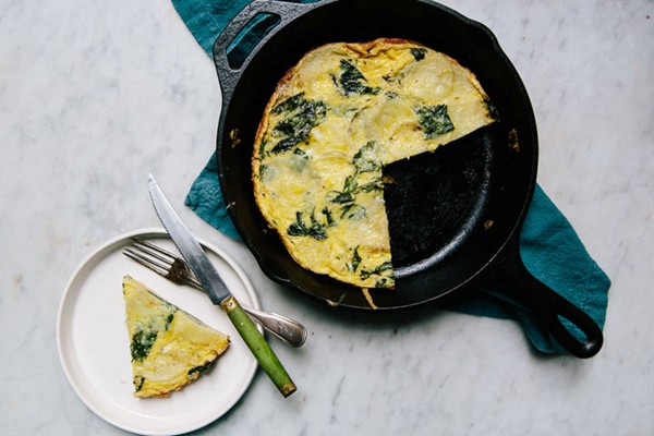 Lambsquarter frittata