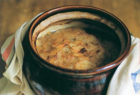 Lancashire hot pot [with pickled red cabbage]