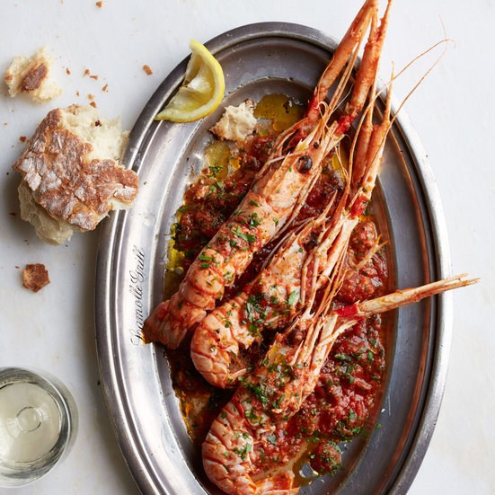 Langoustines alla busara