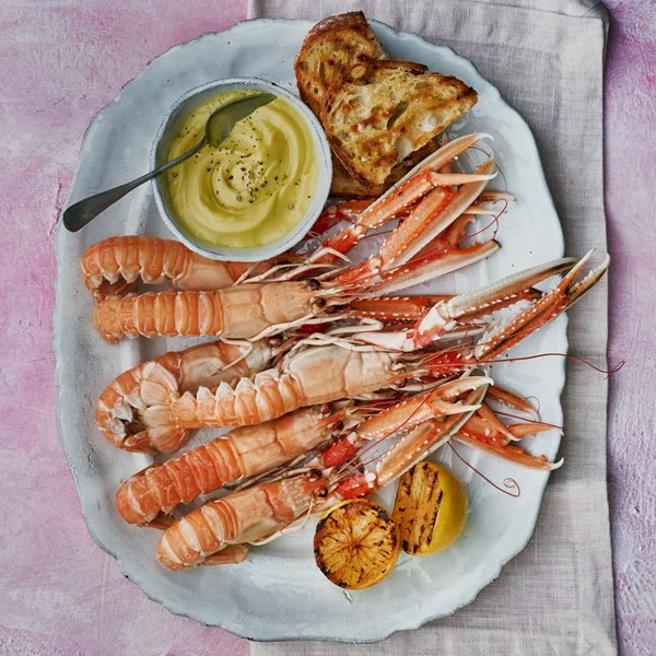 Langoustines and mayonnaise