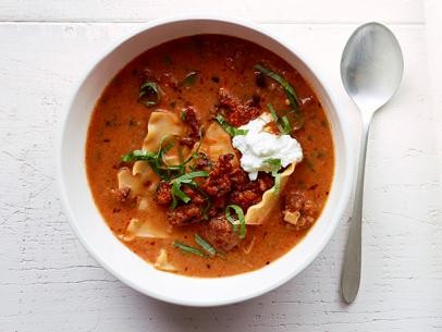 Lasagna soup