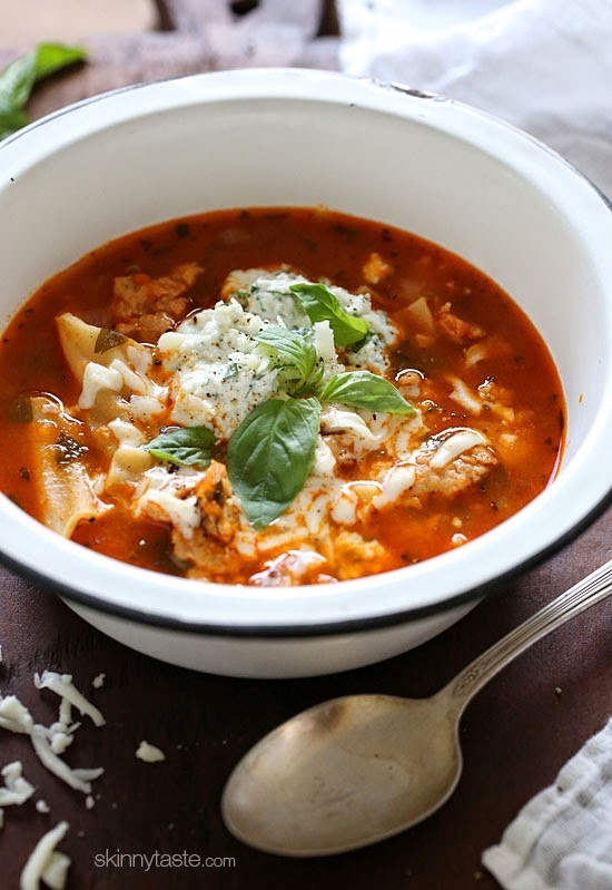 Lasagna soup