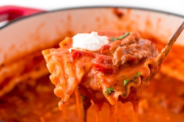 Lasagna soup