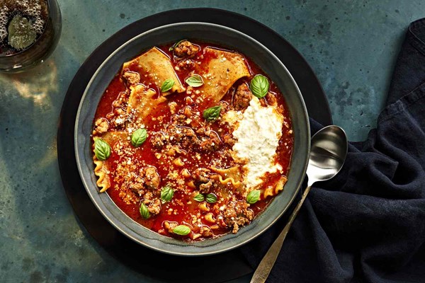 Lasagna soup