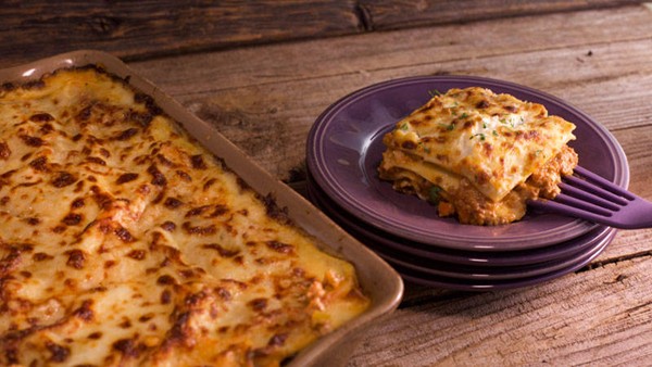 Lasagna with meat ragu