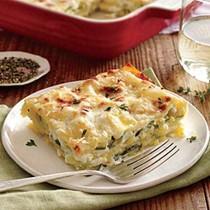 Lasagna with zucchini
