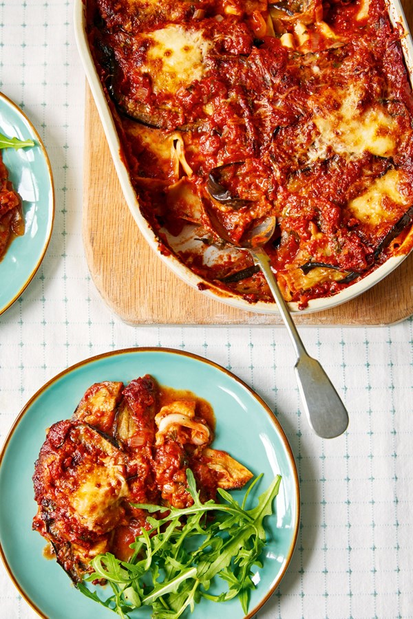 Lasagne aubergine melanzane
