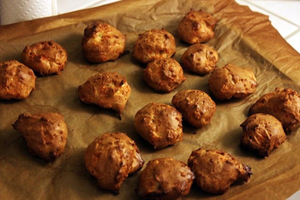 Last minute gougères