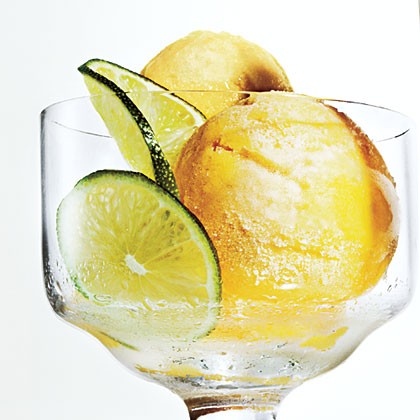 Last-minute tropical sherbert