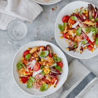 Late-summer panzanella