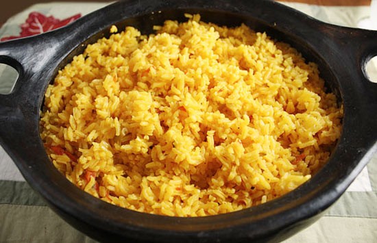 Latin yellow rice