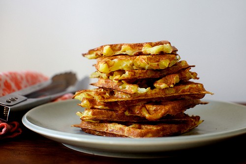 Latke waffles
