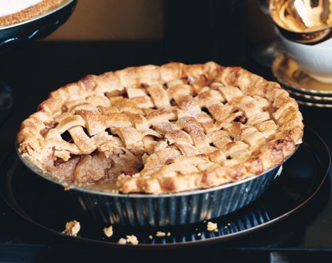 Lattice apple pie with Mexican brown sugar