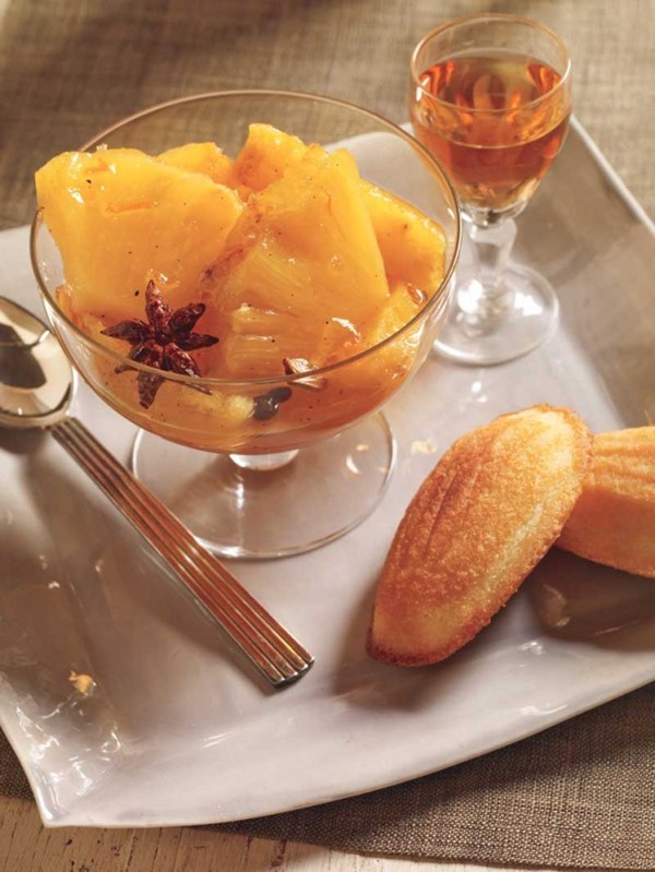 Laurent's slow-roasted spiced pineapple