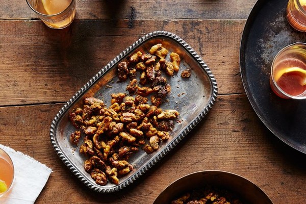 Laurie Colwin's rosemary walnuts