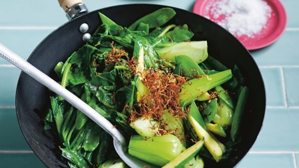 Lau's vegetables with fresh ginger