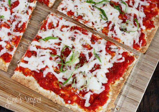 Lavash flatbread pizzas
