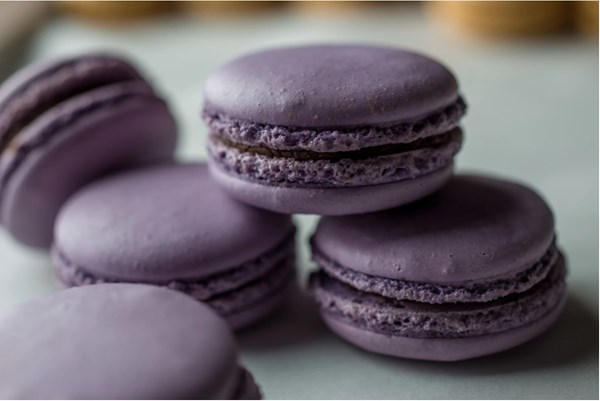 Lavender & honey macarons [Graham Hornigold]