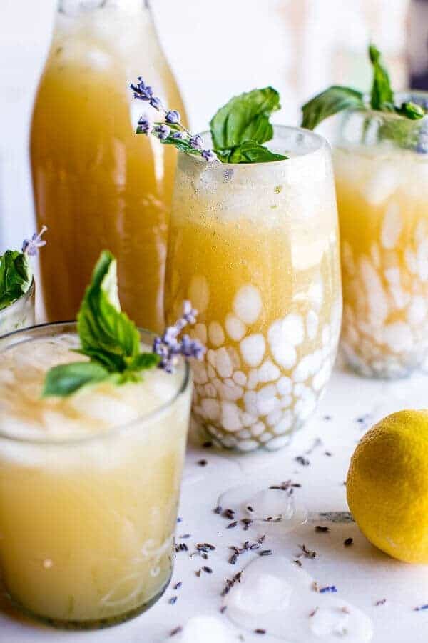 Lavender basil lemonade