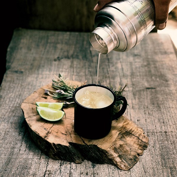 Lavender gin cocktail