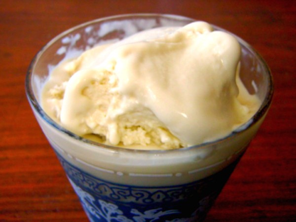 Lavender-hyssop ice cream 