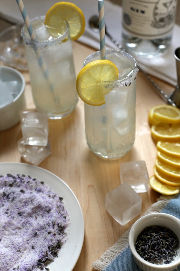 Lavender-infused Mom Collins