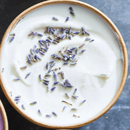 Lavender no-churn ice cream