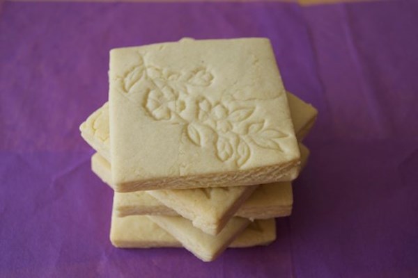 Lavender shortbread