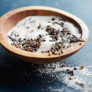 Lavender sugar