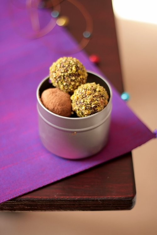 Lavender truffles