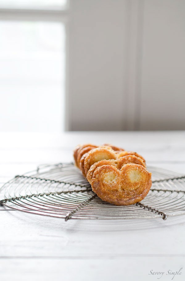 Lavender vanilla bean palmiers