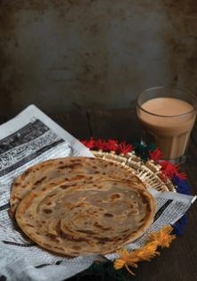 Layered flatbread (Paratha)