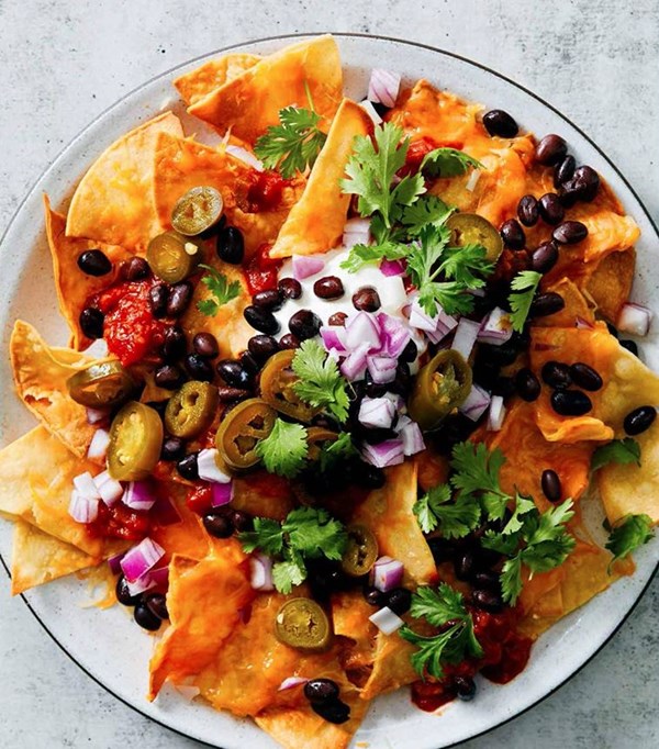 Layered nachos