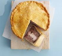 Layered picnic pie