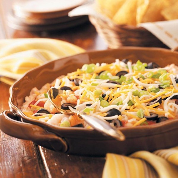 Layered shrimp dip