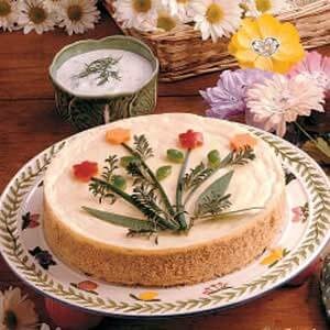 Layered vegetable cheesecake