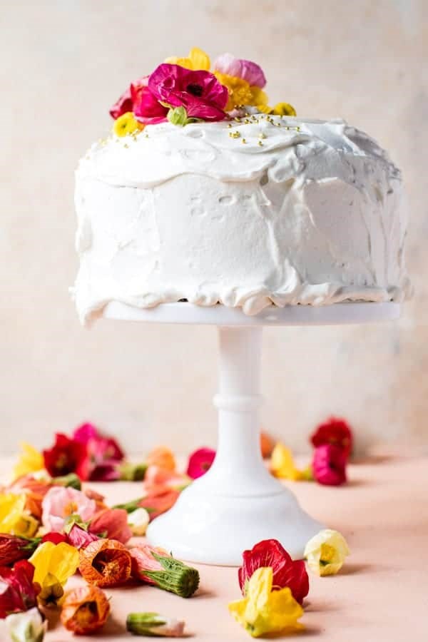 Layered zebra mousse cake