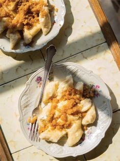 "Lazy" cheese curd dumplings (Leniwe)