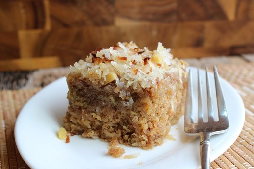 Lazy daisy coconut oatmeal cake